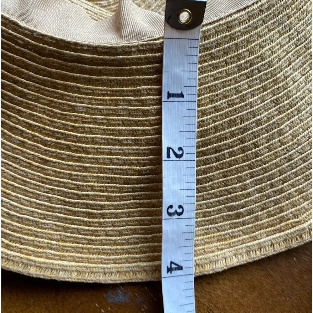 Mint by Goorin Tan Braided 100% Paper Sun Hat Women's Size O/S